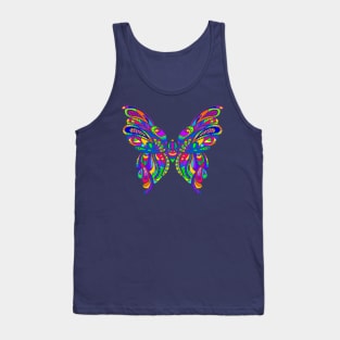 Colorful Butterfly Art Tank Top